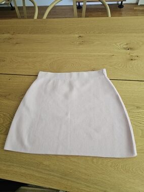 Zara Light Pink A-Line Mini Skirt
